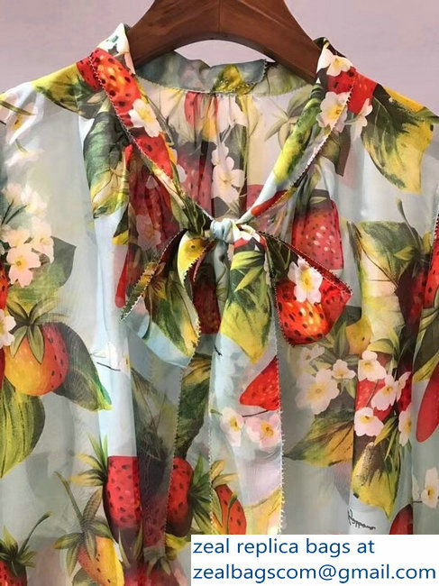 Dolce  &  Gabbana Floral Print Shirt 2018